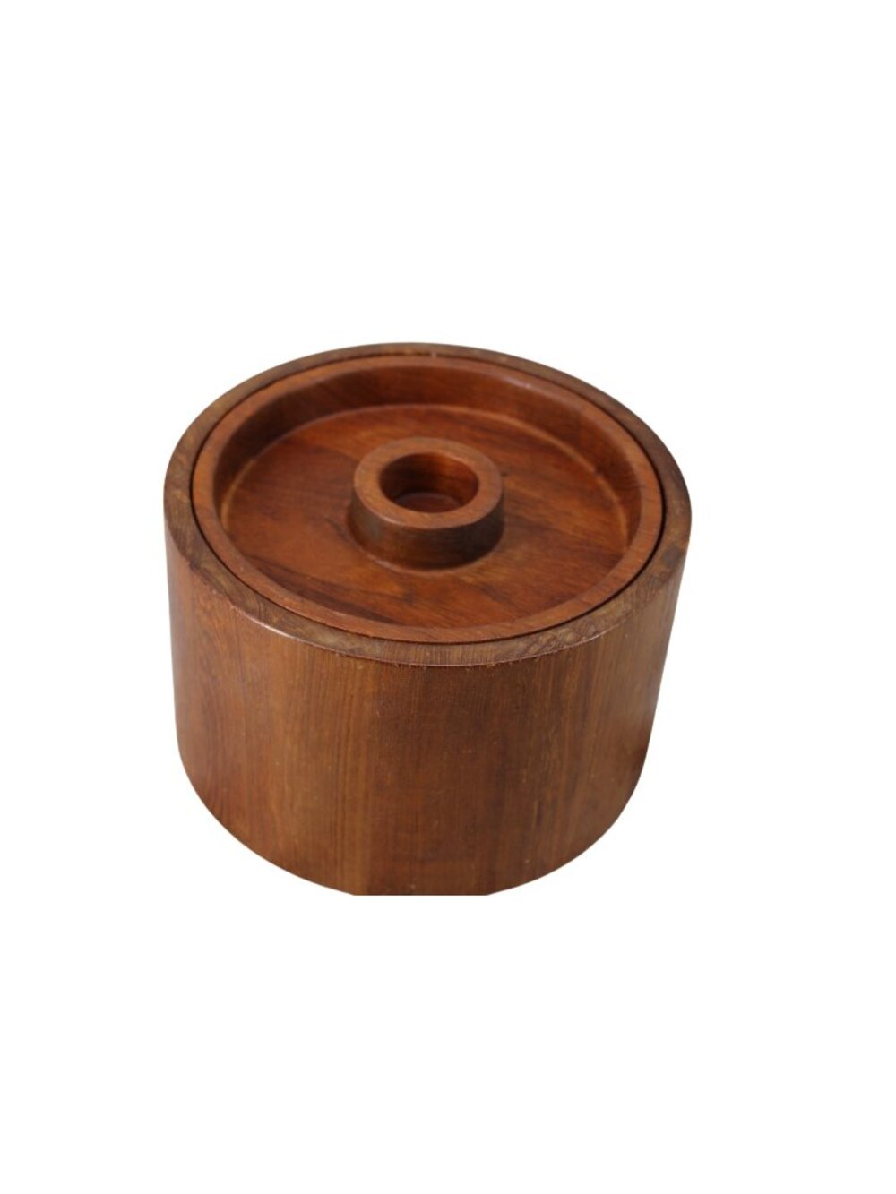 Dansk Wooden Ice Bucket Vintage Wood Teak ? 94788